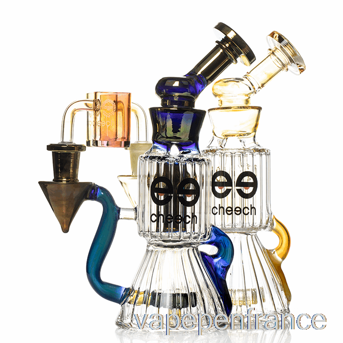 Cheech Verre Diamant Tube Recycleur Dab Rig Or Vape Stylo